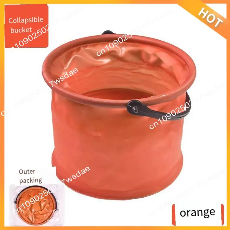 

X08A Складное ведро, Складное портативное рыболовное ведро, ведро Art Color, шайба для ручек