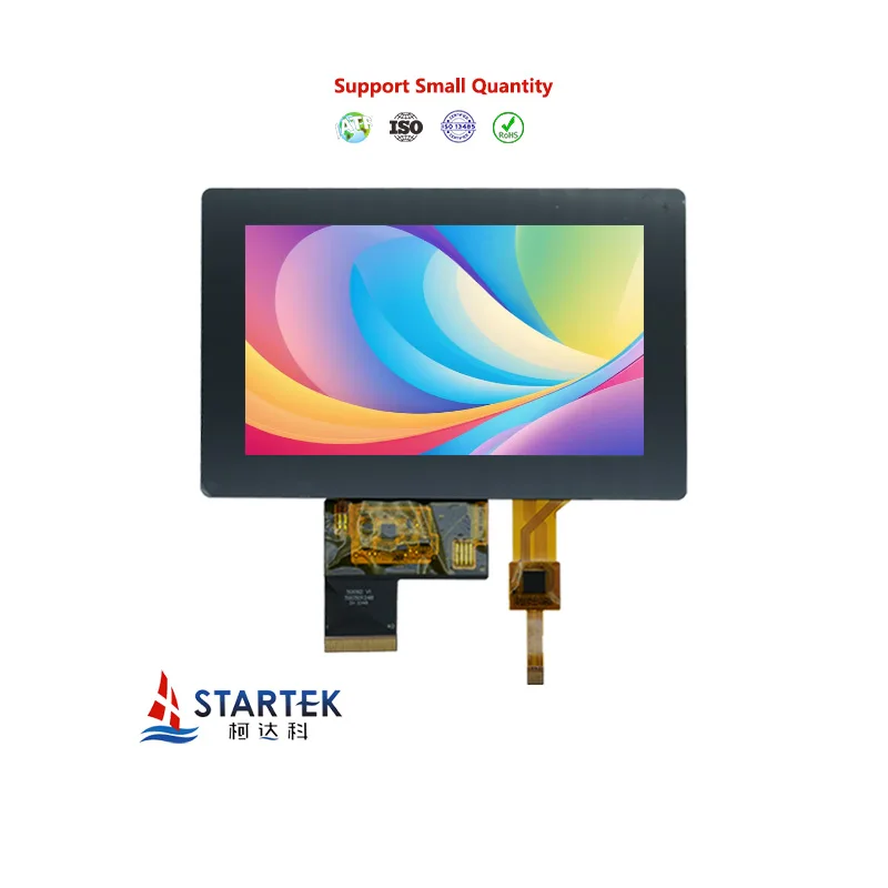 5 Inch TFT LCD Display Module Sunlight-Readable Tranflective in Outdoor 800x480 Resolution 5'' LCD Screen
