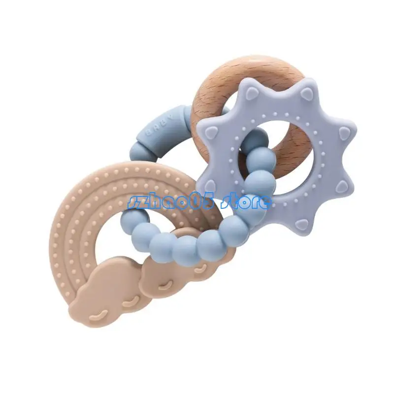 

85Le Baby Thette Tone Silicone Bretether Bracelet Безопасный силиконовый схват