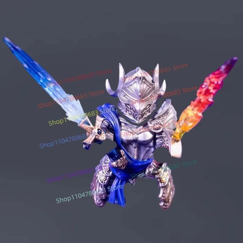 MOC 블록 아이스 앤 파이어 트윈 소드 전사 미니 피규어 조립 모델 디스플레이 애니메이션 만화 장난감 장식 선물