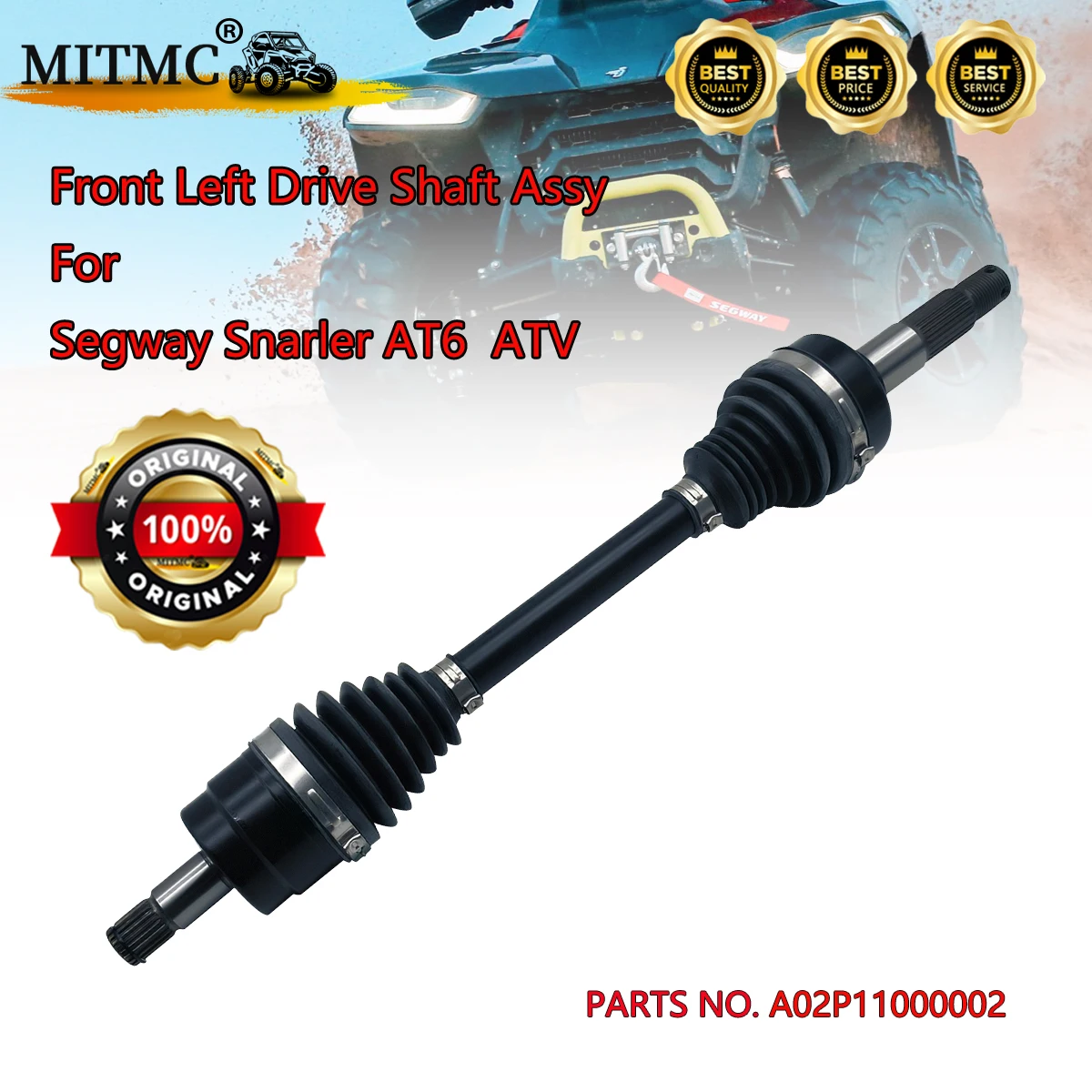 

Передний левый приводной рычаг в сборе для Segway Snarler AT6 S T3b Snarler AT6 L T3b Snarler AT6 S E5 Snarler AT6 L E5 ATV A02P11000002