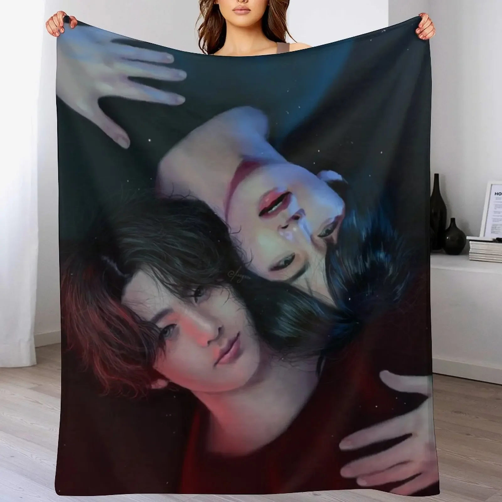 

Taekook -Reqium Throw Blanket Loose Blankets For Baby Blankets