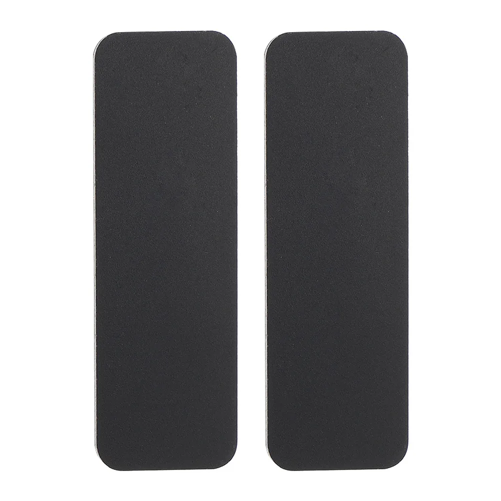

2pcs PVC Name Badge Blank Tags for Office School Hard Plastic DIY Customizable Pins Clip Attachments Desk Organizer