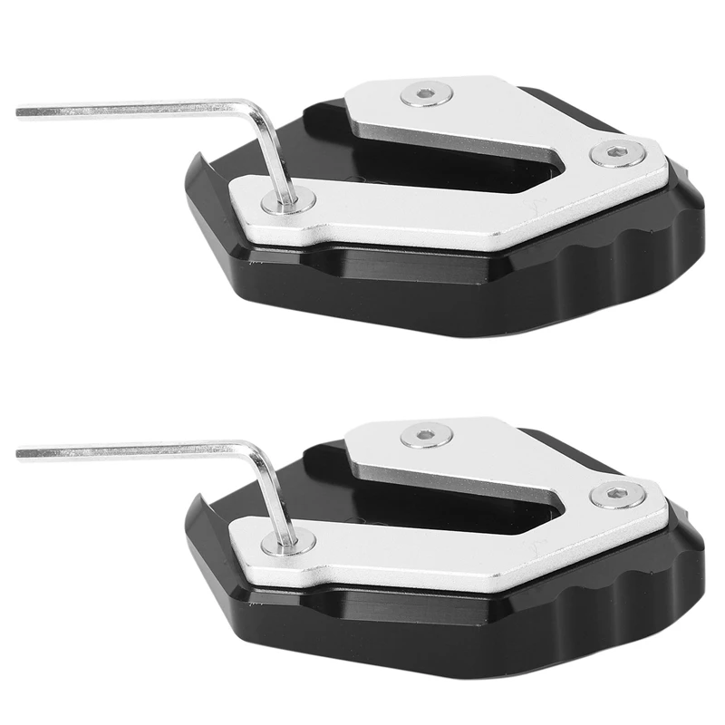 

2X Выдвижная подставка для мотоцикла, удлинитель для Yamaha Mt07 Mt-07 Xsr700 Xsr 700 Tracer 900 Gt (черный)