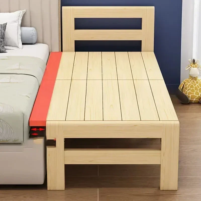 Single Bed Wooden Modern Bedroom Spa Sturdy Durable