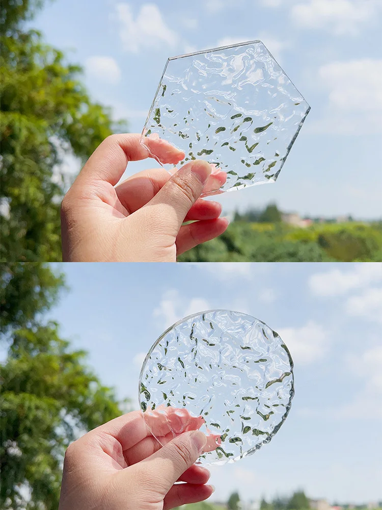 Fingernails Photography Accessories Transparent Ball Kits Acrylic Sheet Wavy Texture Photo Studio Fotografia Photographer Props