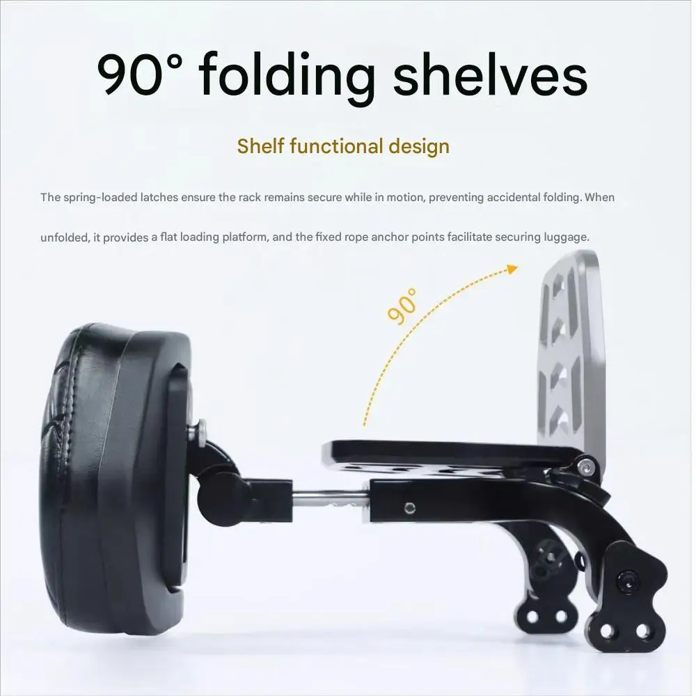 For the modified Haojue TR300/TR300PULSA motorcycle, a folding and height-adjustable backrest and lumbar support is recommended.