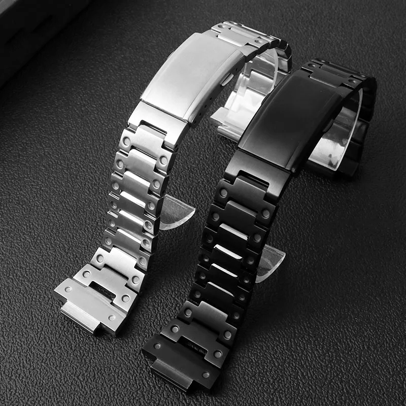 Steel watch strap  for Casio Edifice EFB-680 series business solid refined steel metal watch strap accessories Men's 14mm