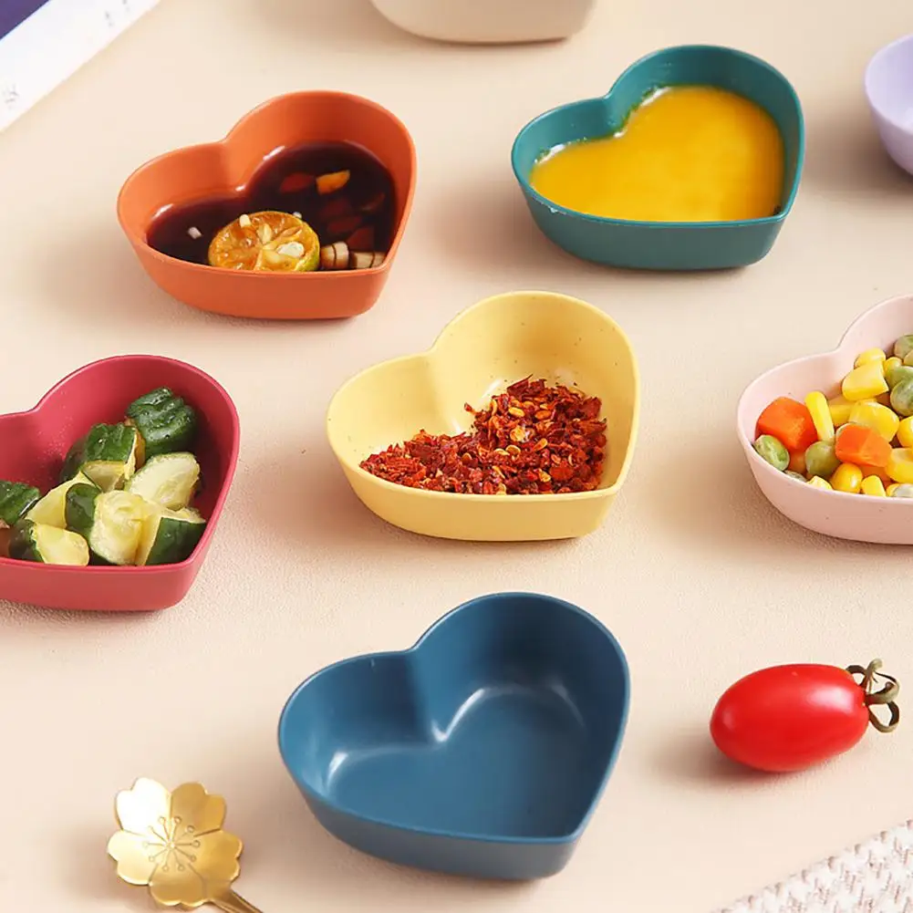 Seasoning Dish Reusable Dessert Dish Smooth Edge Storage  Useful Food Grade Snack Plate