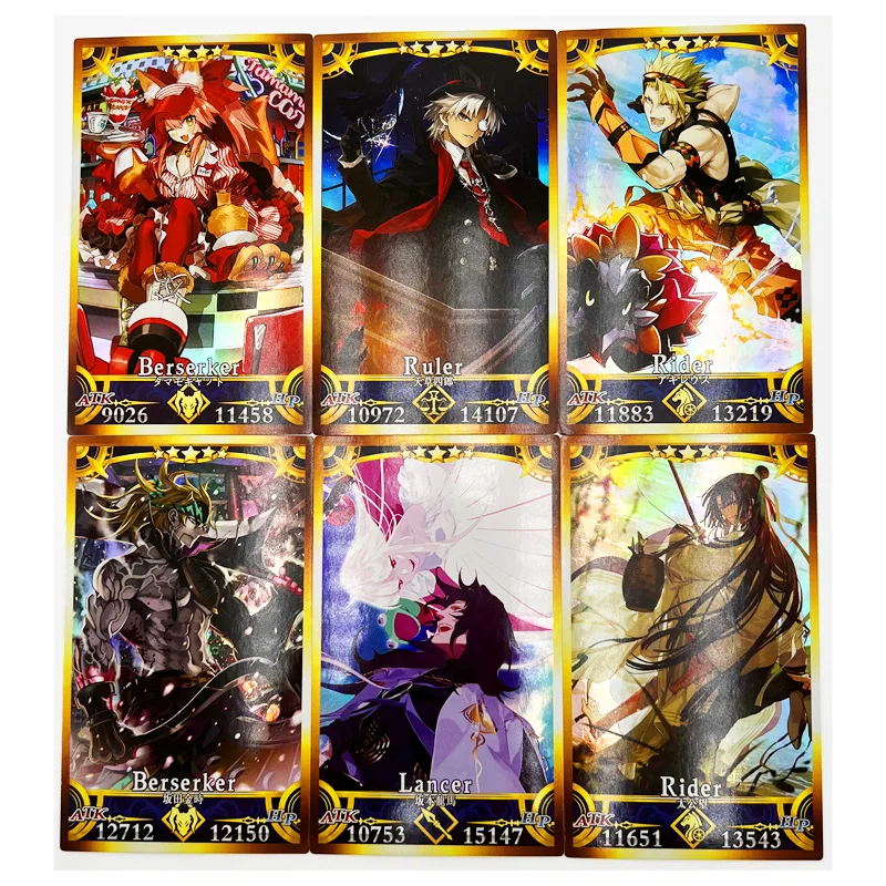 36pcs/set FGO Fate/stay Night No.4 EMIYA Toys Hobbies Hobby Collectibles Game Collection Anime Cards