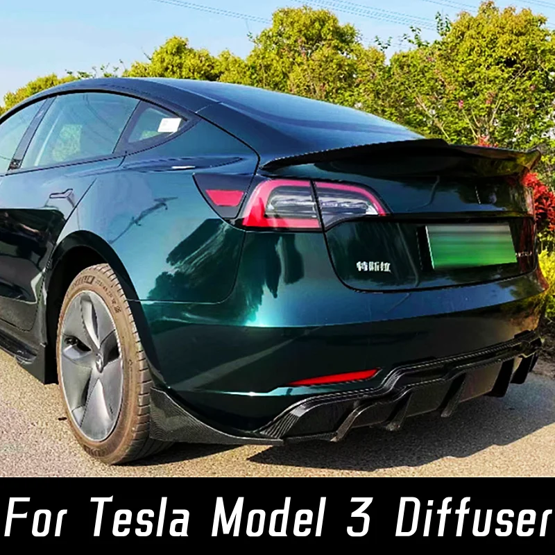 

Диффузор для заднего бампера Tesla Model 3 2019 20 21 22 23