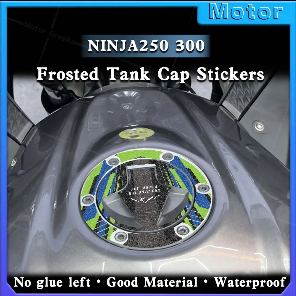 

Frosted Motorcycle Sticker Gas Cap Cover Protector Decal Accessories For Z750 Z800 Z1000 ZX6R ZX10R ER6N/F NINJA250 300 Z250