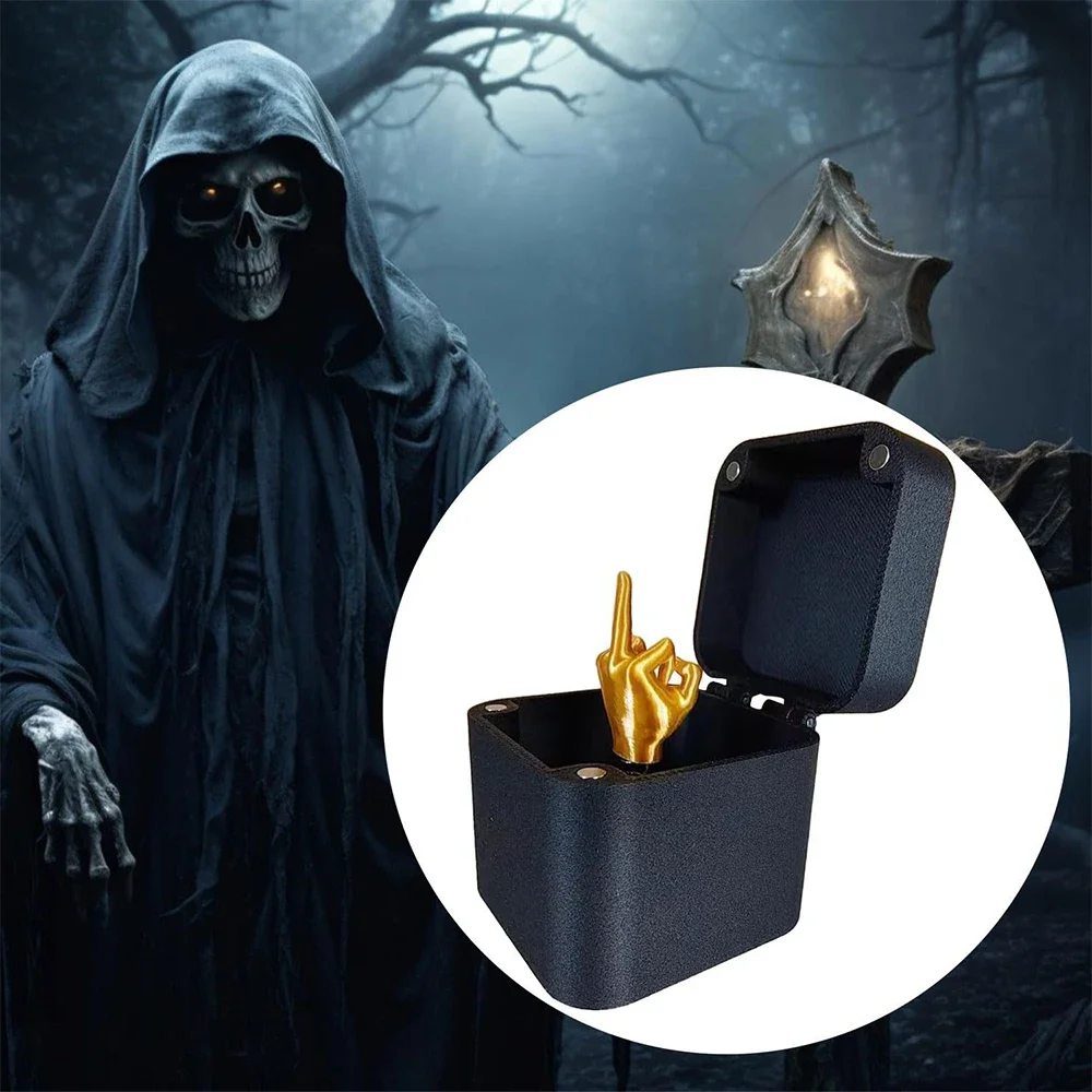 2 Cajas Sorpresa De Dedo Medio – Regalo De Broma Con Mensaje 'Just For You' Para Navidad Y Halloween