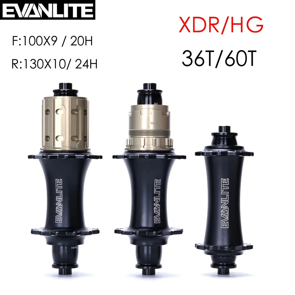 

EVANLITE v-brake SL ROAD hubs bicycle front 20H rear 24H 100x9 130x10 ratchet EXP 36t/60t hg/xdr