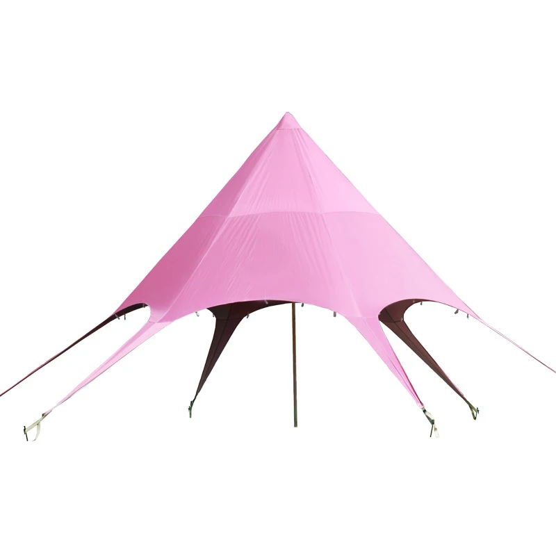 Custom Outdoor Multi-Color Sunshade Canopy Camping Stretch Tents Beach Shelters10X10 Canopy Tent Teepee Spider Tent For Party