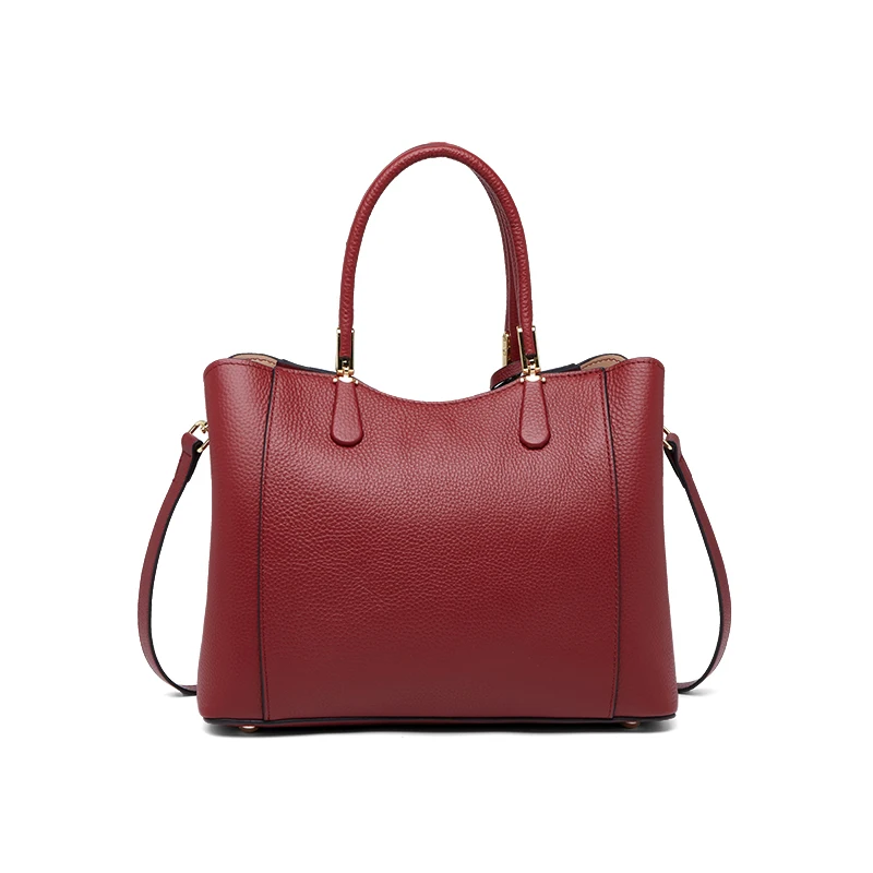 Very Limited Luxurious Women Leather Handbag New First Cow Leather Winter Top Handle Cow Bag Handmade Shoulder Bag Girl #sc2167
