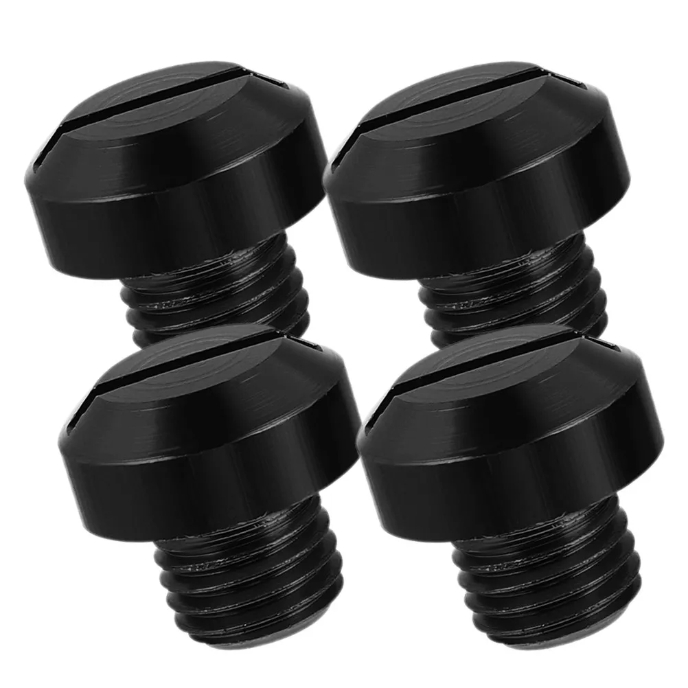 

4Pcs Motorcycle Rearview Mirror Screw Hole Plugs Decorative Metal Mirror Screws Replacement Accessories Universal Fit