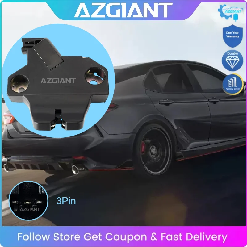 

AZGIANT Car Power Rear Door Trunk Lid Latch Lock Release Motor 3Pin for 2005-2009 Toyota Crown Self-Repair OE#64600-06030
