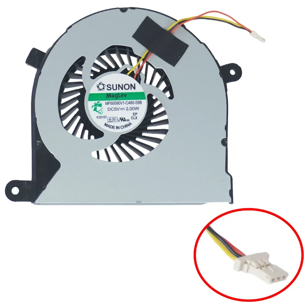 

Replacement Laptop cpu cooling fan for Dell Inspiron 17R N7110 17.3" Series 64C85 MF60120V1-C130-G99