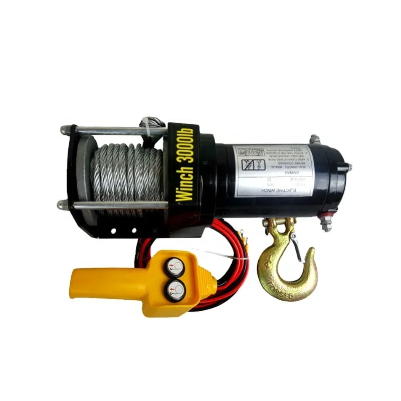 13500lbs electric winch  4x4 mini electric winch 3000kg 8 ton safety electric trapdoor winch for drawing