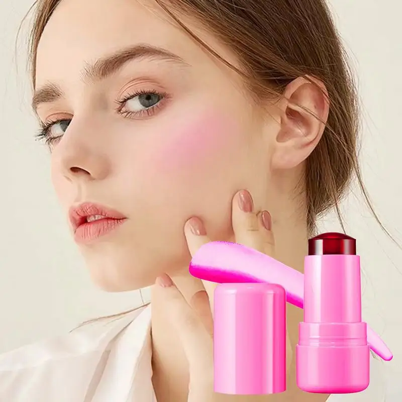 Neue Milch gelee Wange erröten Tönung 2-in-1 befeuchteten Rouge Aufkleber langlebig aufhellen matte Gesichts kontur Rouge Make-up