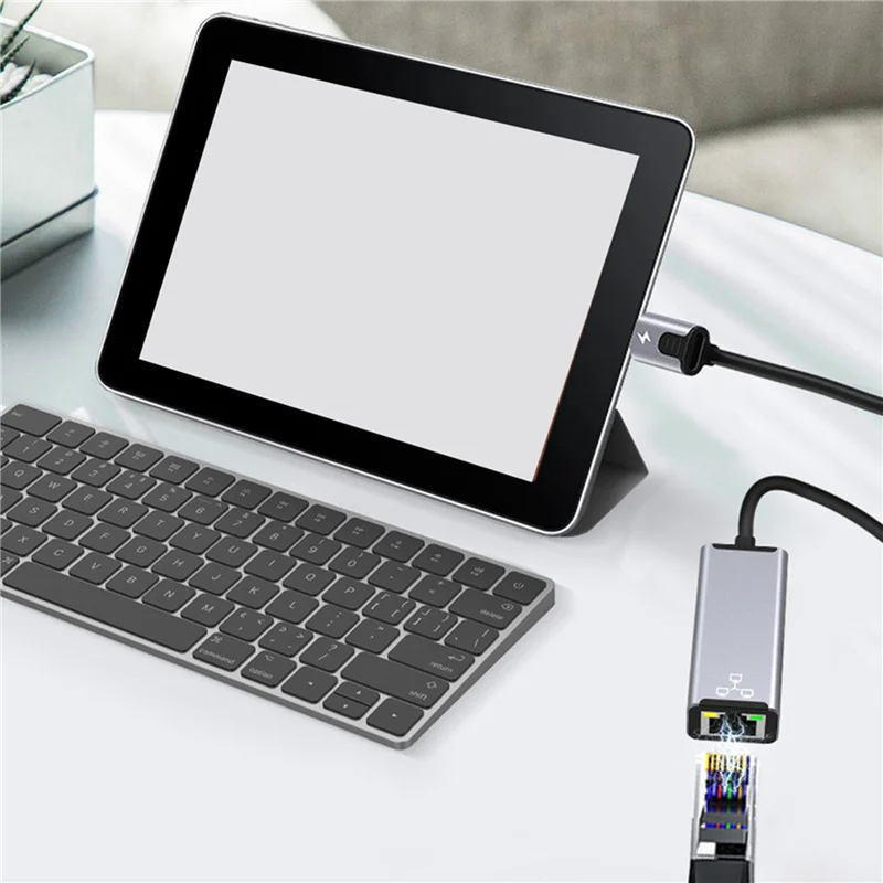 ABGB-3X RJ45 LAN محول آيفون 14 13 12 11 8 7 6 5 /Ipad/Ipod إيثرنت LAN محول الشبكة مع منفذ محول الشحن 20 واط