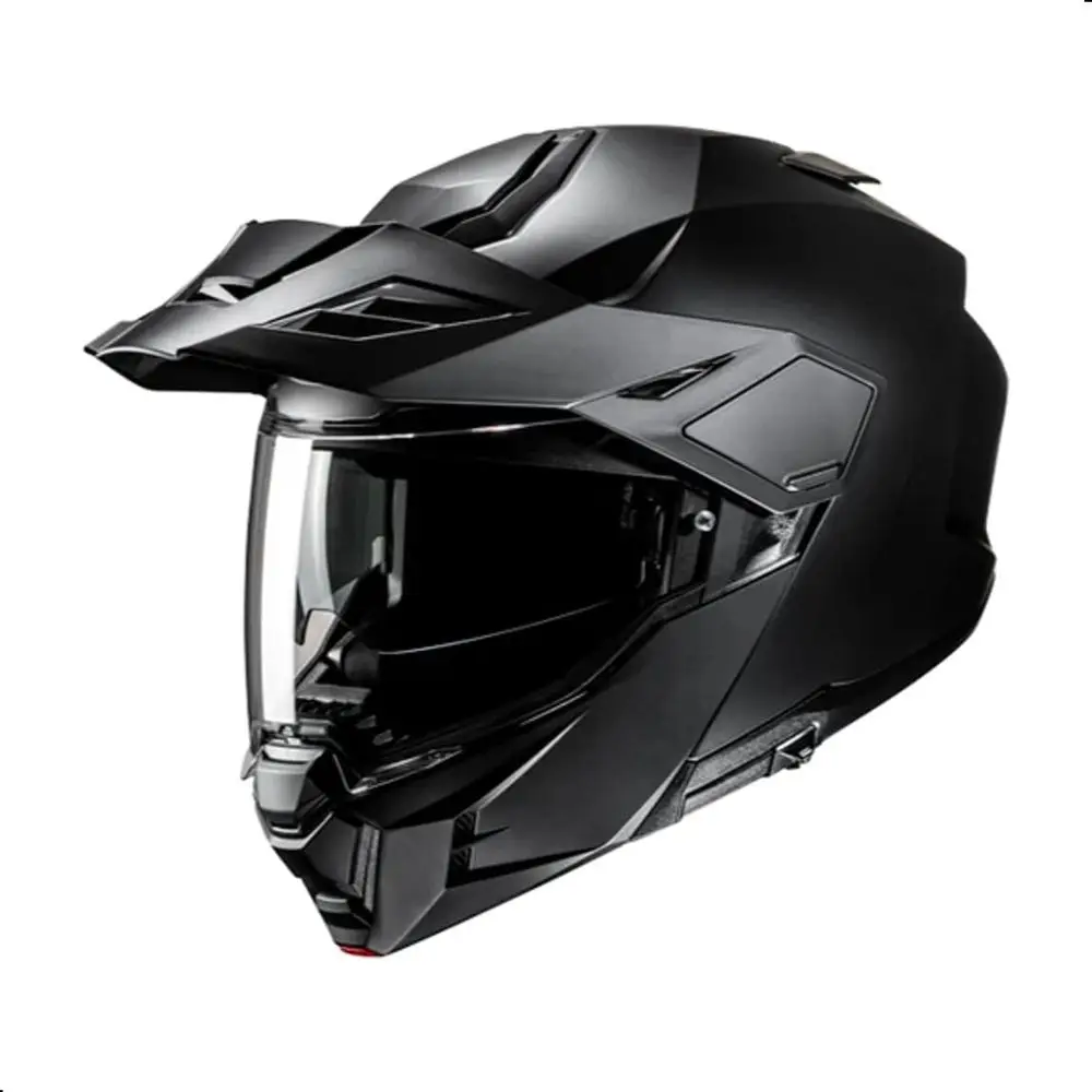 

i80 Solid ular Motorcycle Helmet with HJ-44 Pin-lock Shield, DOT Approved (Semi lat Black, Large)