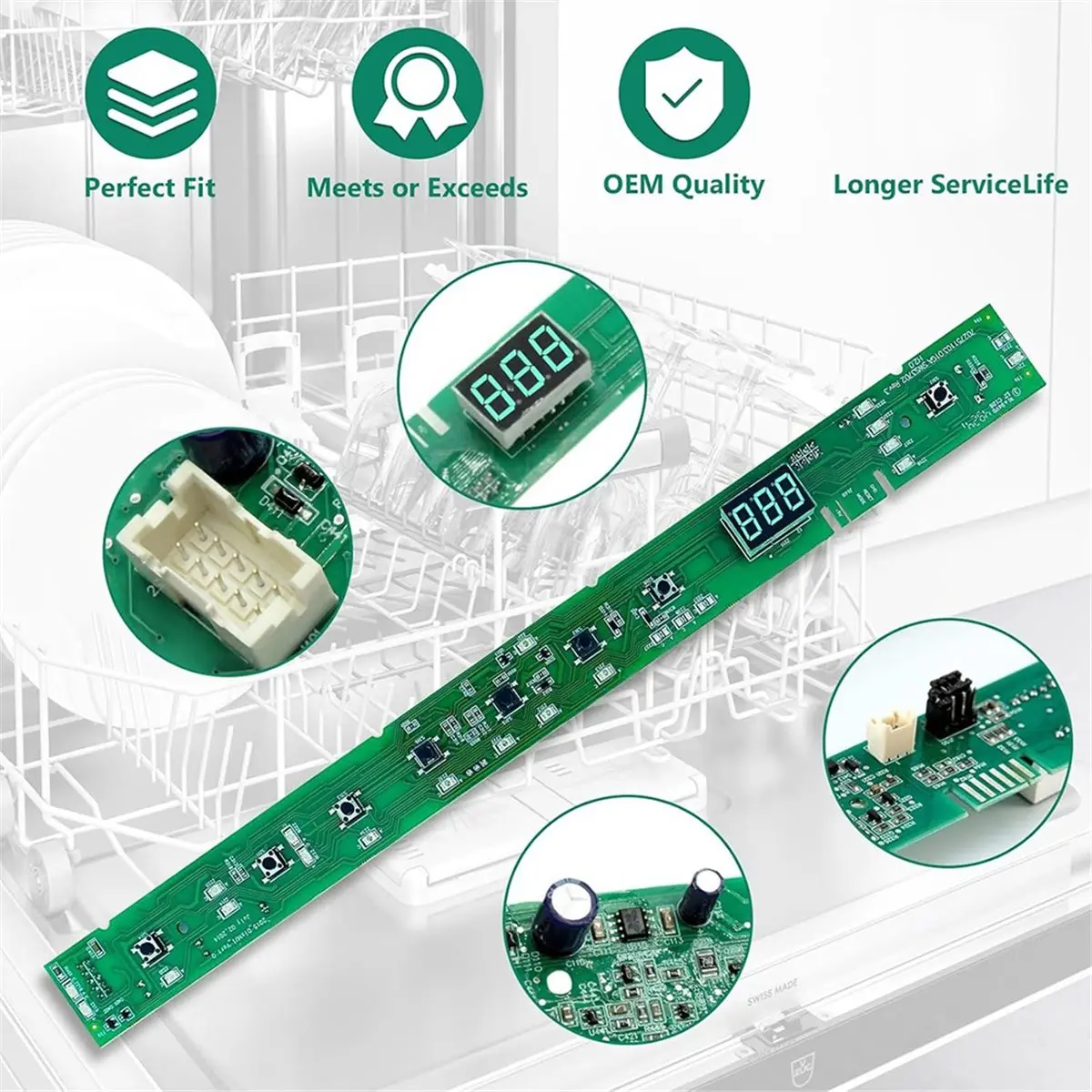 618 Mega Sale WD21X23462 GE Dishwasher Control Board, Compatible with Multiple GE Models, Ensures Reliable Operation