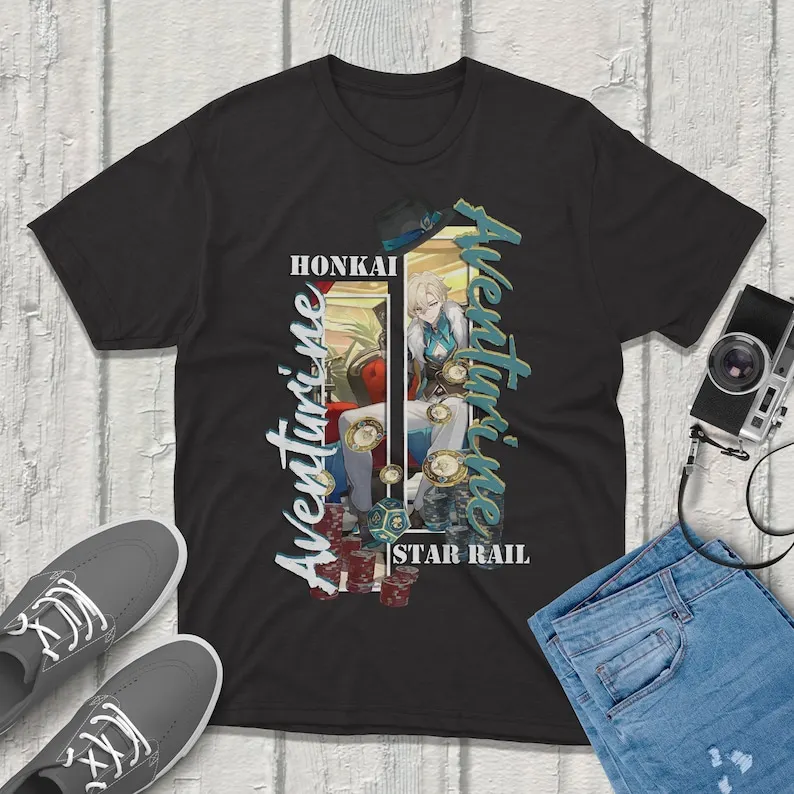 Aventurine design Honkai Star Rail T-Shirt: Premium Quality Apparel with Stunning Designs!