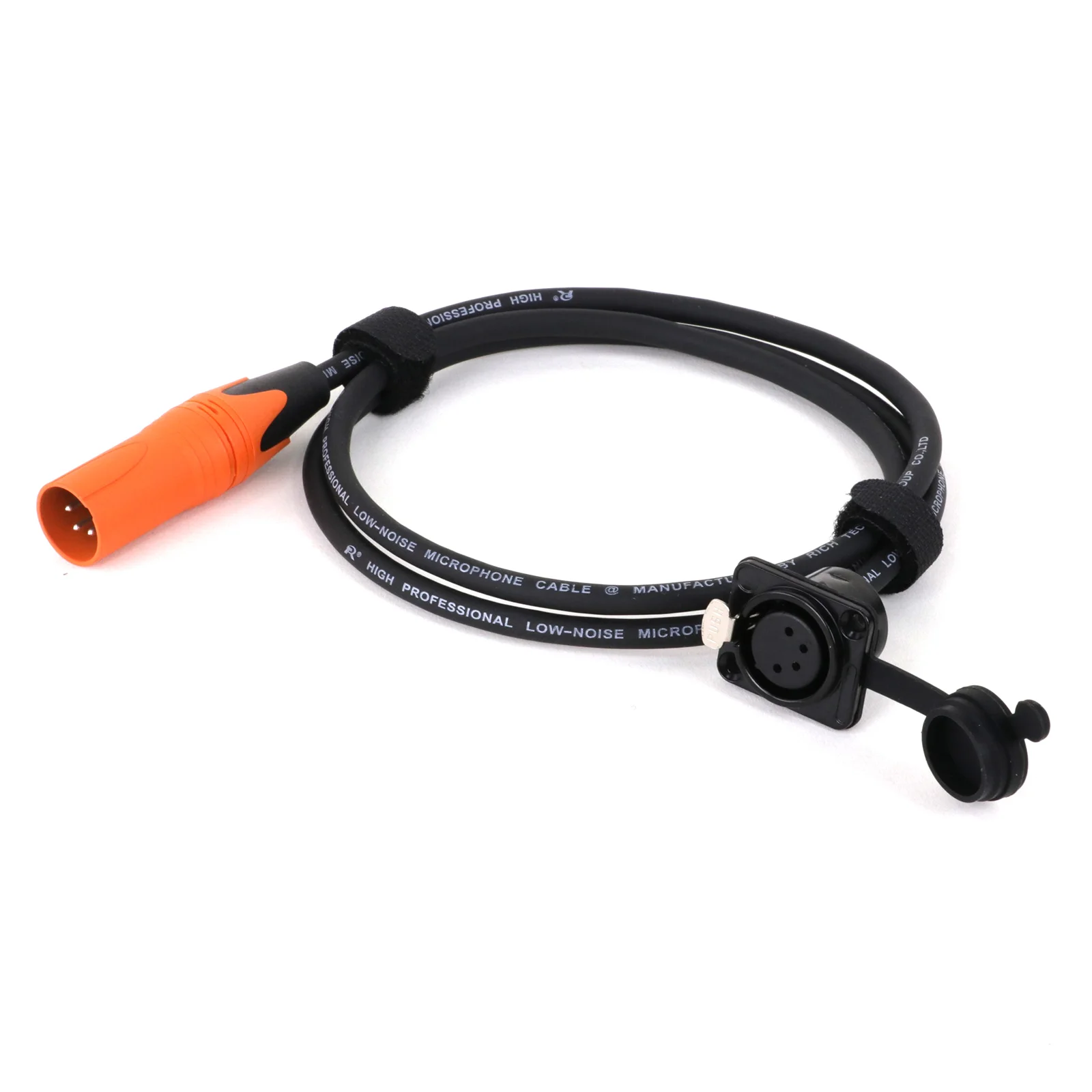 Панельное крепление D-типа 4Pin XLR мама к XLR папа разъем проходной красочный кабель, 4Pin XLR Pass Thru конвертер для микрофона