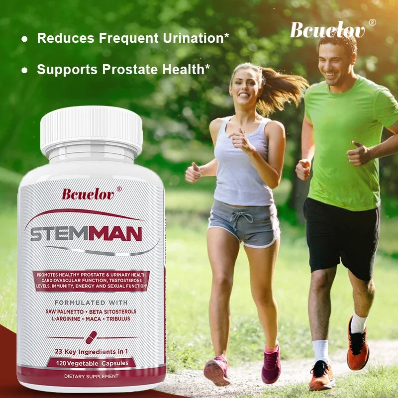 

Prostate - Saw Palmetto Supplement for Men's Prostate Health, Urinary Tract Health, Frequent Urination - 120 Capsules