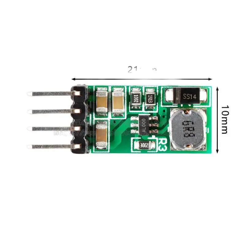 

DC-DC boost power module 3V-6V input to 12V output 1.2A current conversion efficiency 90%