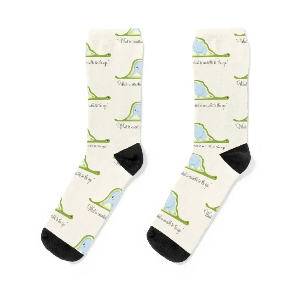 

The Little Prince - Elephant and Boa Socks New year's Soccer heated Non-slip Socks Women Men's