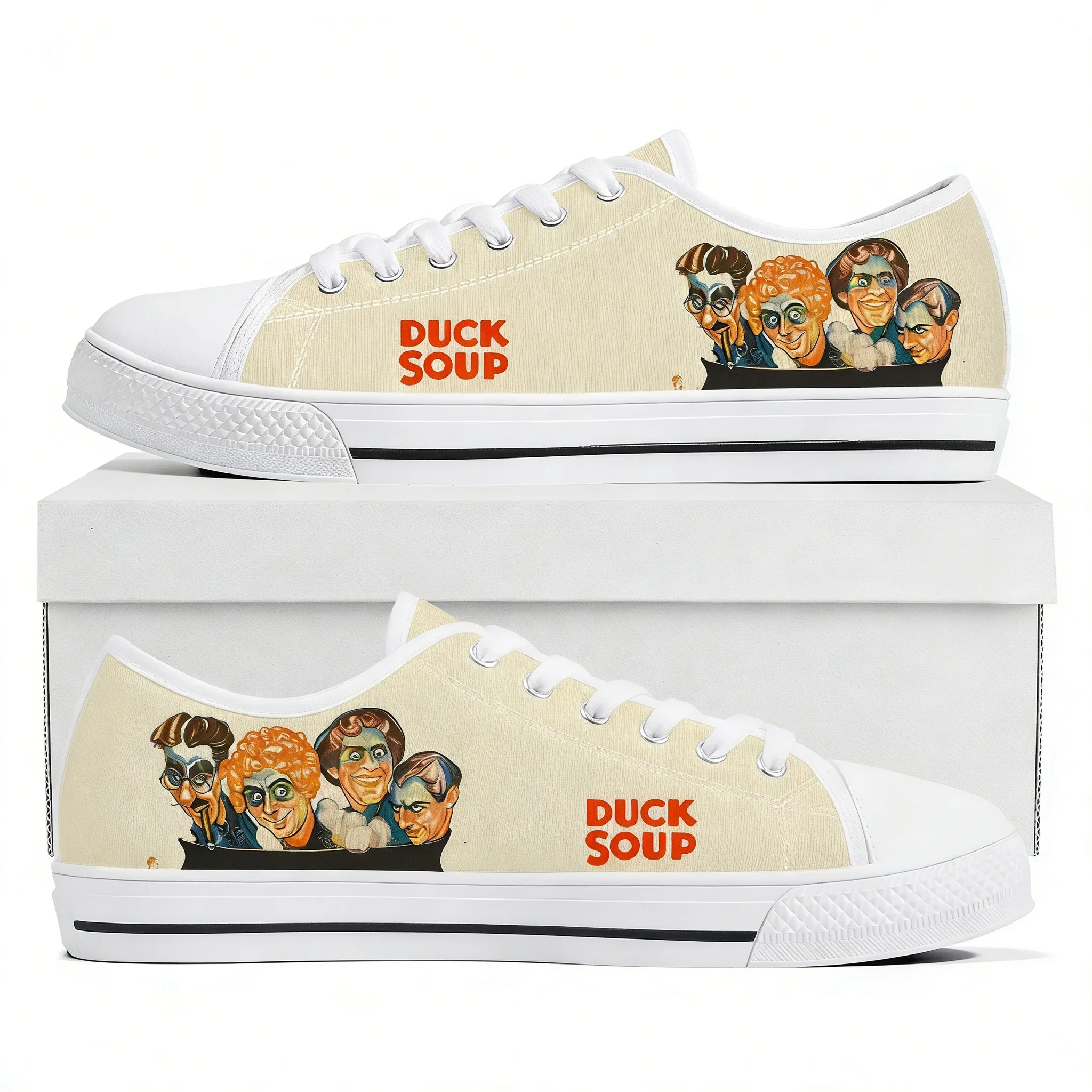 

Duck Soup Low Top High Quality Sneaker Mens Womens Teenager Canvas Sneaker Personalized Casual Shoes Patterns Customized Shoes