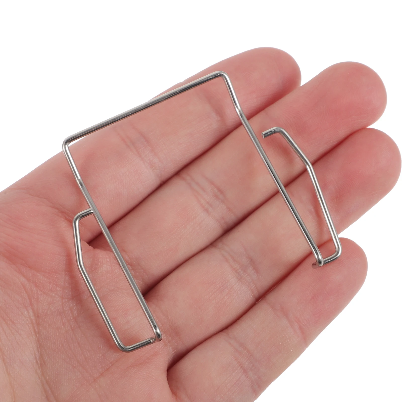 

Universal Microphone Belt Clip Metal Receiver Holder Durable Mic Belt Mount for Podium Speeches Live Performances Wireless