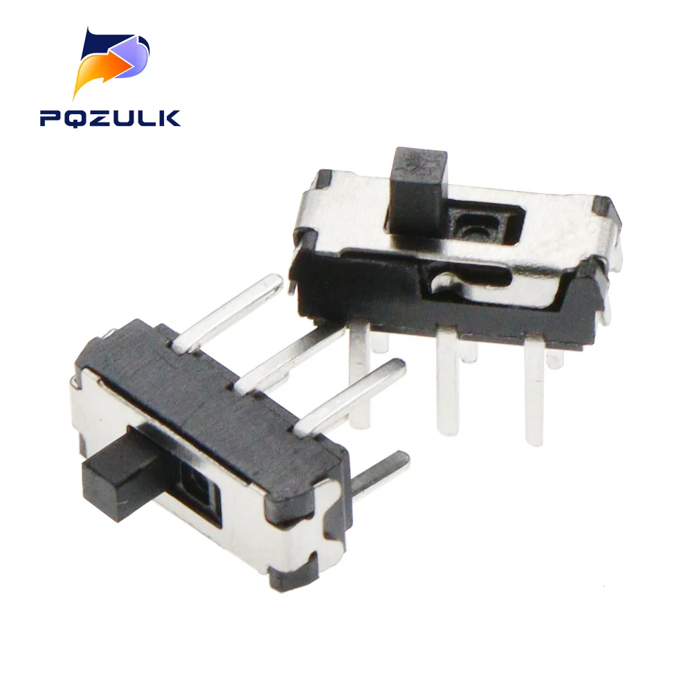 20PCS The Micro MSS22D18 Slide Switch DIP 6Pins 2P2T Handle High 2MM Toggle Switch