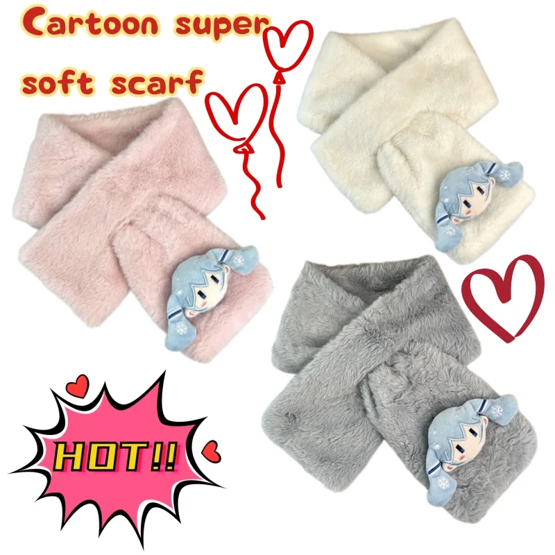 hatsune-miku-plush-scarf-girl-heart-warm-in-autumn-and-winter-versatile-cross-short-neck-anime-super-cute-scarf-birthday-gift