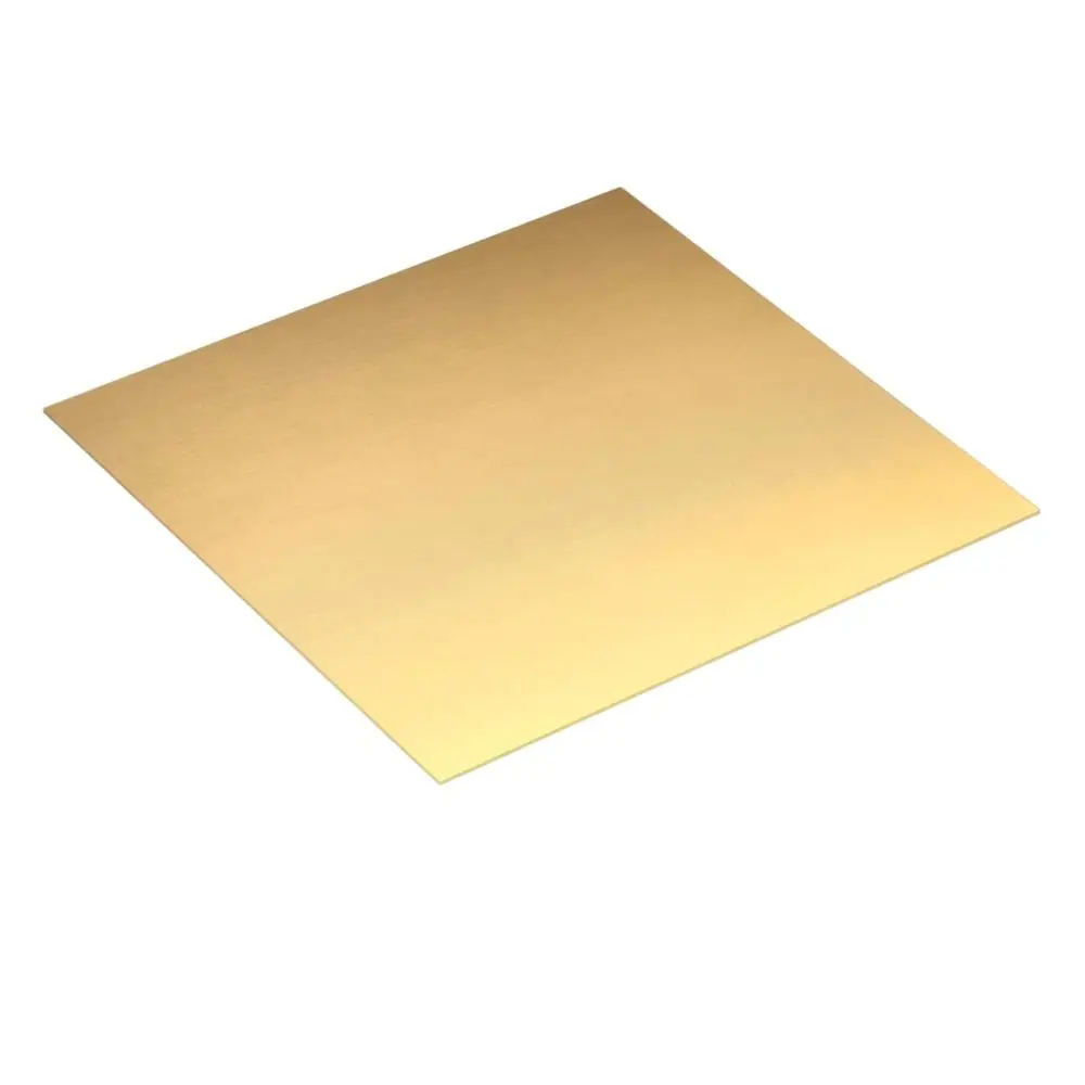 Brass Sheet Thickness 0.5/0.8/1mm Brass Plate Cutting CNC Frame Model Mould DIY Contruction Brass Pad