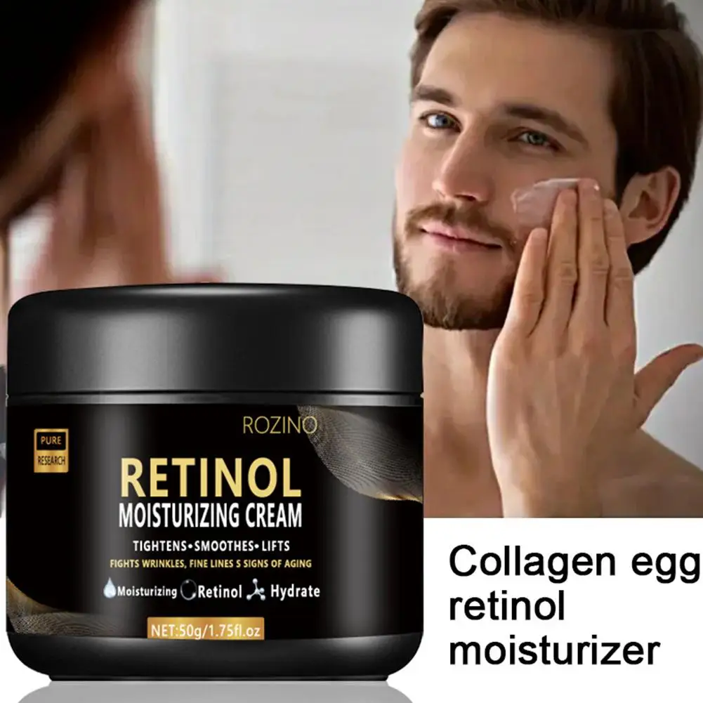 Gezichtslotion Voor Mannen Gevoelige Huid Verstevigende Huidcrème Mannen Nacht Vochtinbrengende Crème Anti Rimpel Crème Gezichtsverzorging Producten L5r8