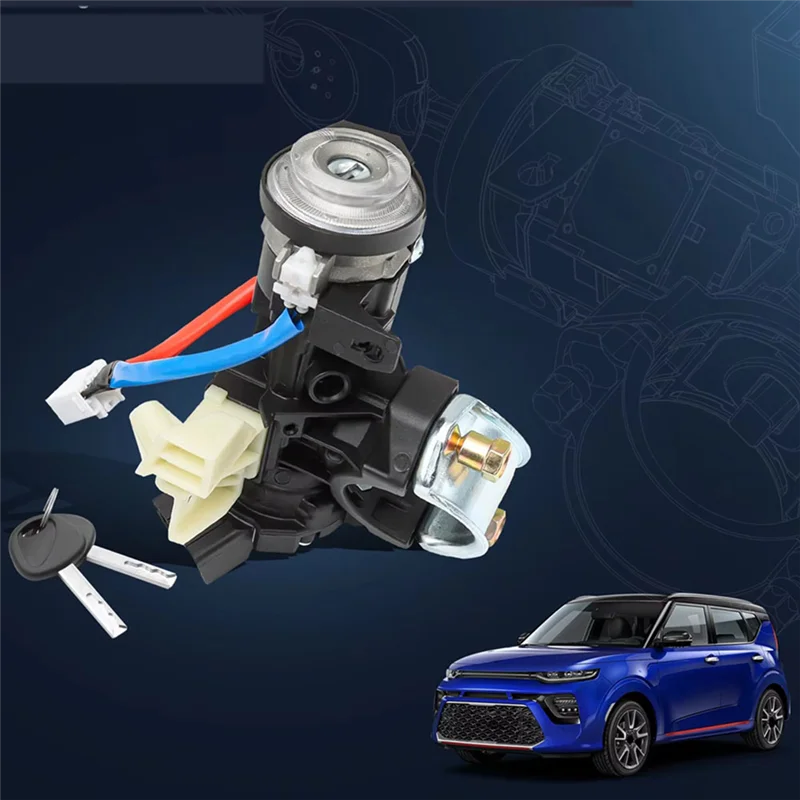 

Для Kia Soul EV 2014-2019 замок цилиндра зажигания с 2 ключами 8145034190 Сменный замок переключателя в сборе
