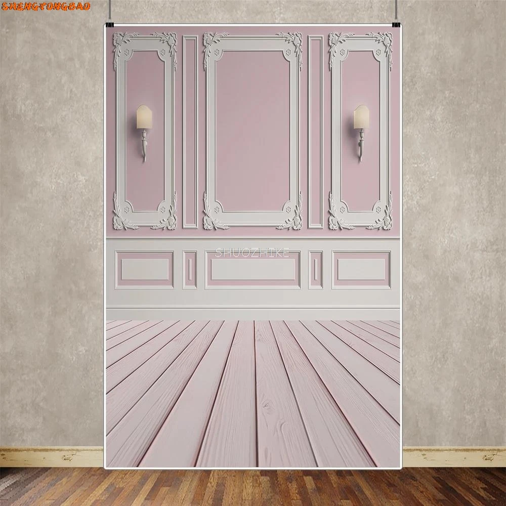 Western Living Room Wall Studio พื้นหลังผลิตภัณฑ์เรื่อง Vintage Photo Booth ฉากหลัง 3D คลอดบุตร Portrait Photozone