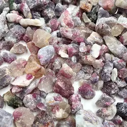 50g Pack Natural Pink Tourmaline Raw Crystals Quartz Crystal Rock Healing Gemstones Minerals Unicorn Stone Pegmatite Lepidolite