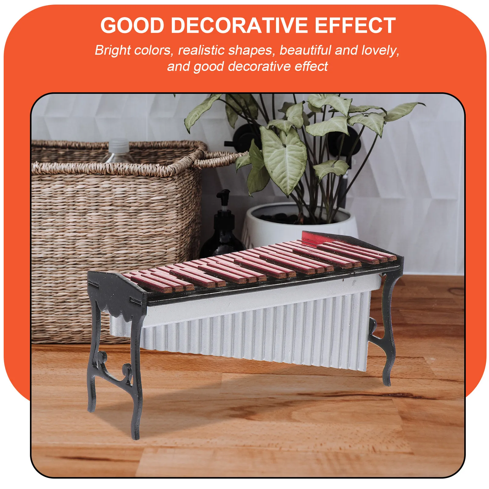 

Набор миниатюрных музыкальных инструментов: маримба, декоративные фигурки из смолы, западные ударные инструменты, украшения для миниатюрного дома и рабочего стола