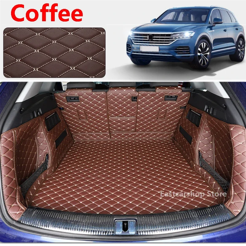 

For Volkswagen VW Touareg 2021 2020 2019 Car All Surrounded Rear Trunk Mat Cargo Boot Liner Tray Rear Boot Luggage Protective