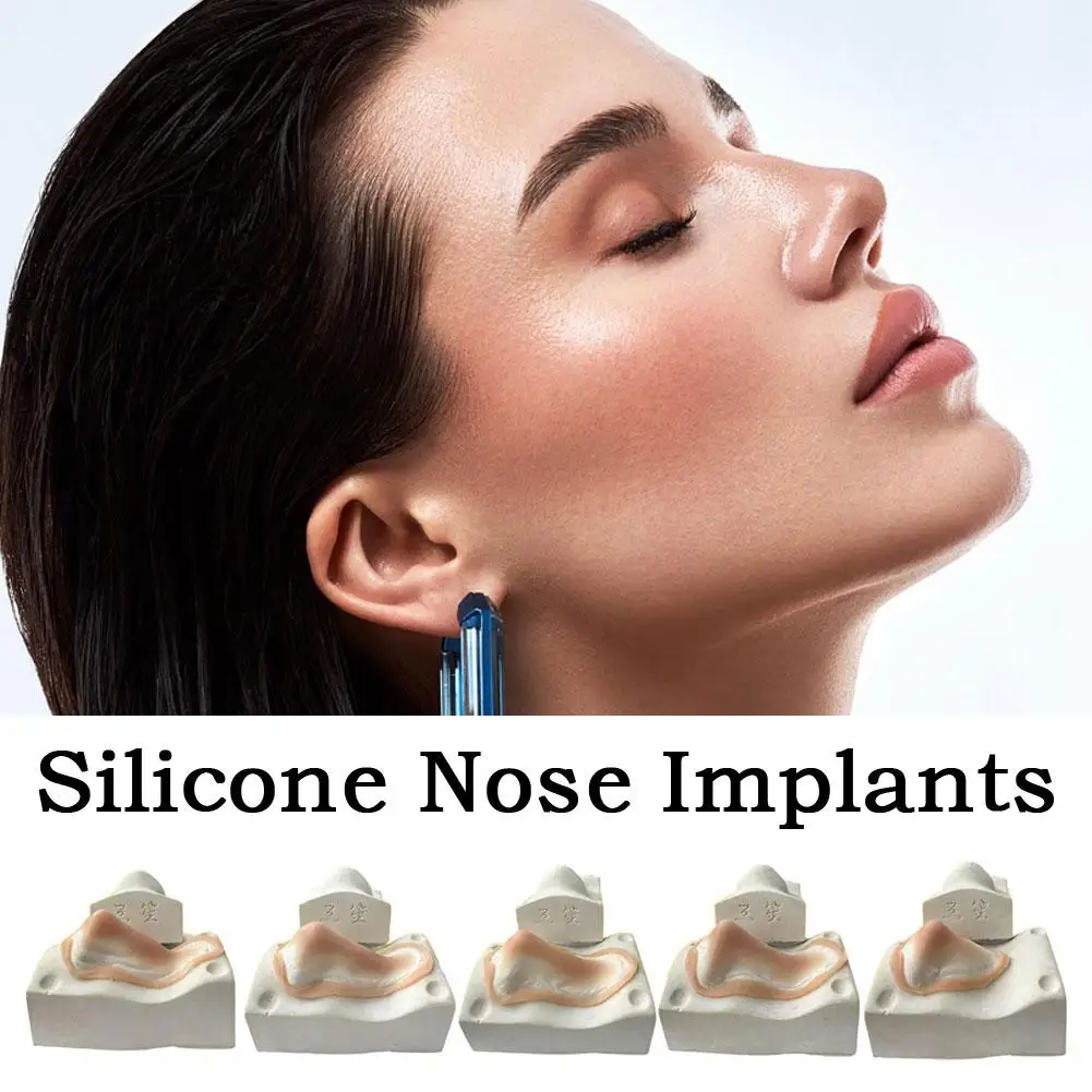 Nez et menton prothétiques réalistes en silicone, réutilisables, hypoallergéniques, maquillage pour effets spéciaux, pour cosplay et photographie