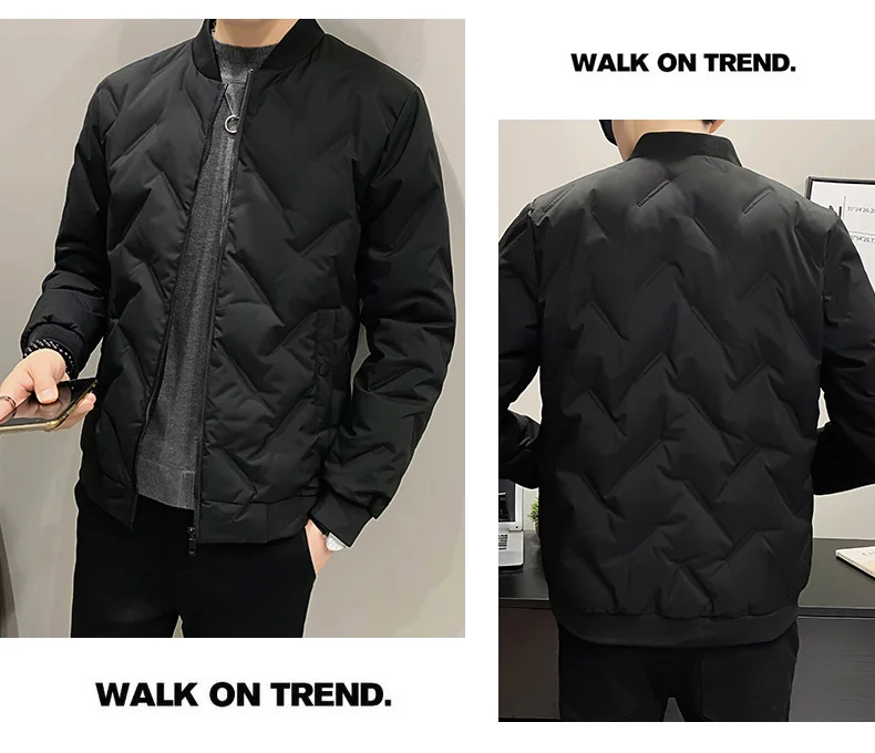 الرجال الشتاء الأبيض بطة أسفل سترة دافئة سميكة الوقوف طوق يندبروف سترات منفوخة الرجال عالية الجودة أسفل معطف الذكور سترة واقية