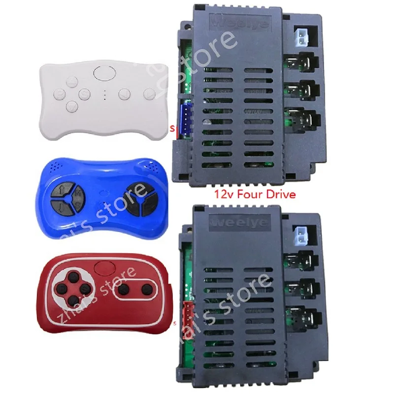 Weelye RX19 12V 7pin quattro unità bambini ricevitore auto elettrica Controller veicolo elettrico accessori giocattolo 2.4G Bluetooth