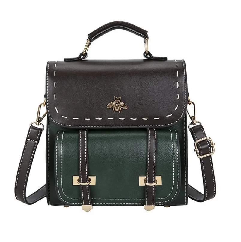 

Fashion Brand Designer Women'S Handbag Small Bee New Messenger Bag Pu Mini Multi-Purpose Versatile Shoulder Bag Wo Men Backpack