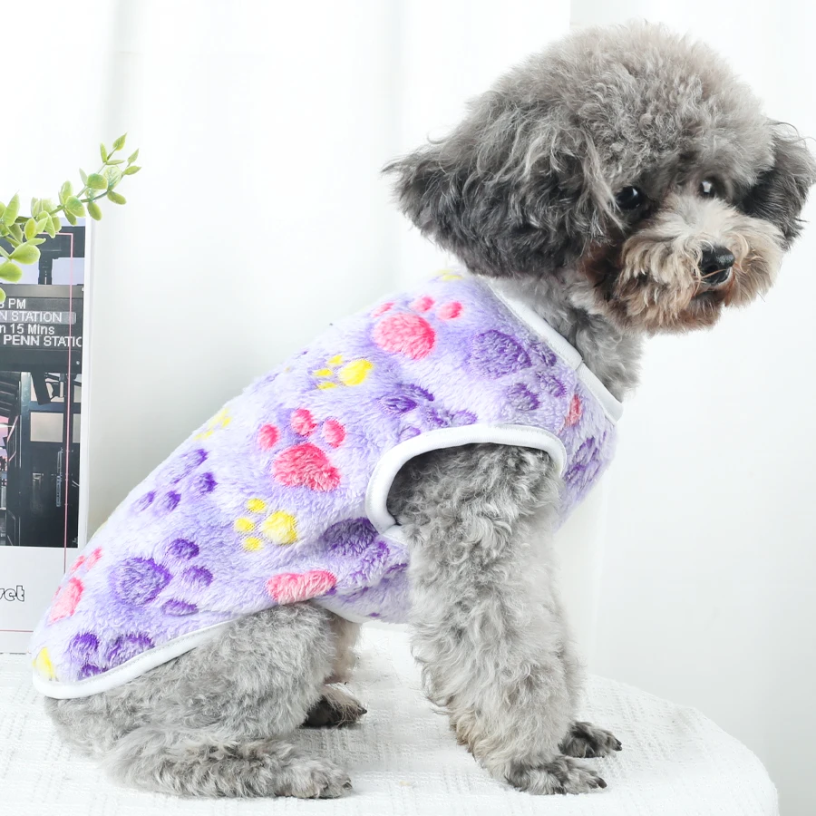 سترة شتوية للكلاب، سترة عيد الميلاد من الفلانيل للسلالات الصغيرة، بلوفر دافئ لقطط تشيهواهوا #2