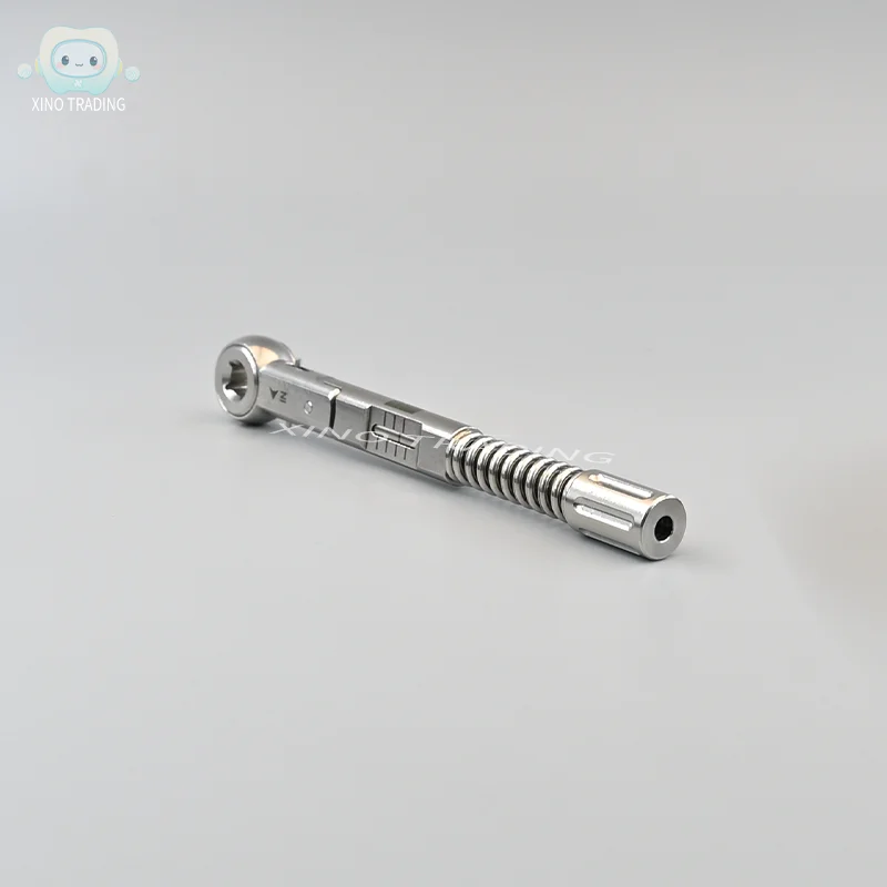 Llave dinamométrica Universal para restauración de implantes dentales, precio de fábrica, diseño de trinquete de 10-50 Ncm para restauración de implantes